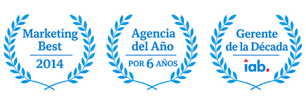 Premios y reconocimientos: Marketing Best, Agencia del Año, Gerente de la Década